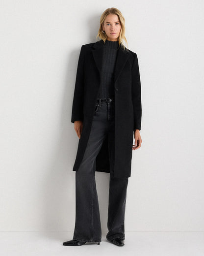 Wool Cashmere Blazer Coat - XS / Mocha Brown