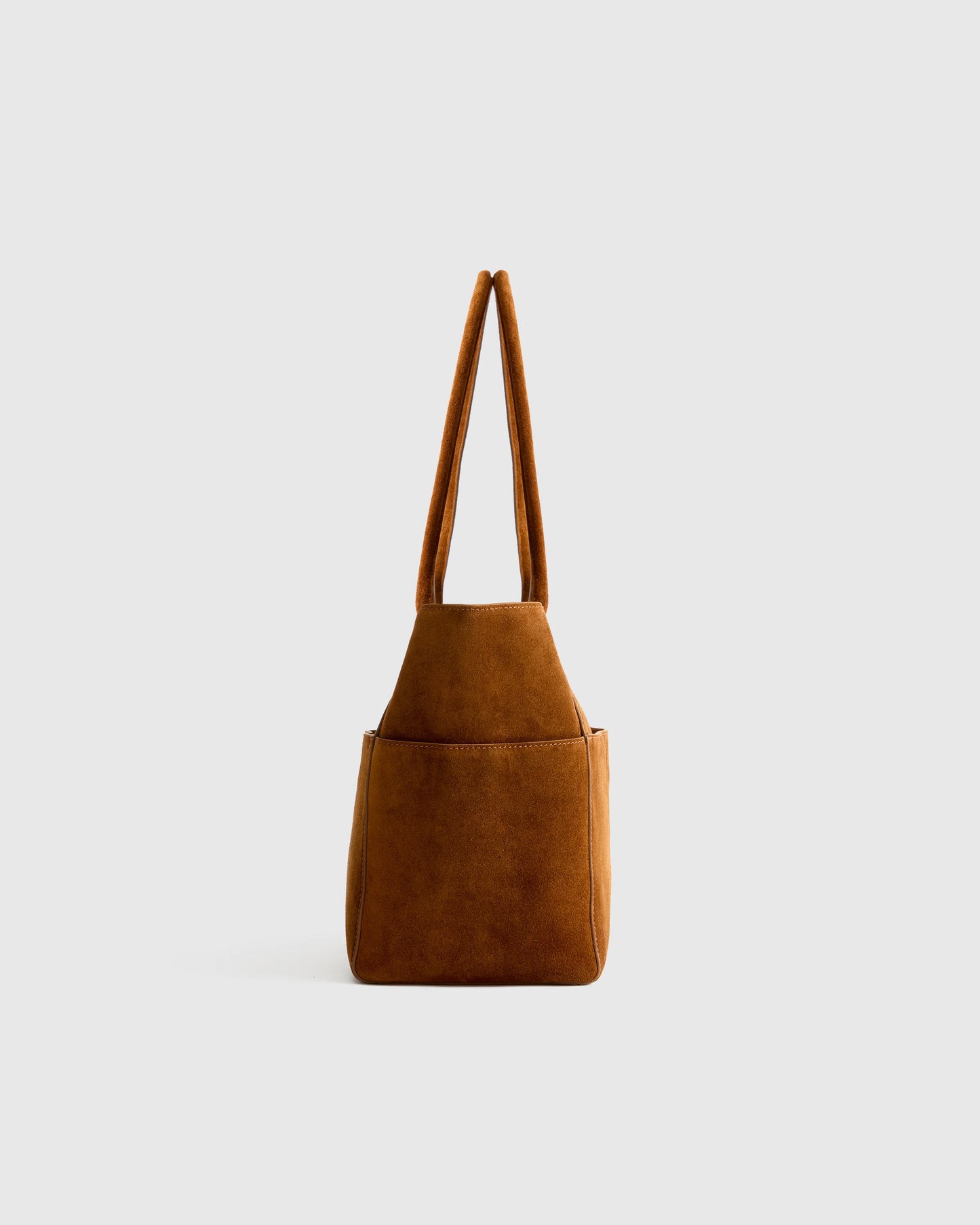 Hudson Suede Tote - One Size / Chocolate Brown