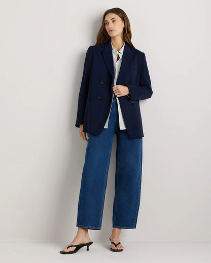 Bella Stretch Barrel Jeans - 24 / Cool Blue