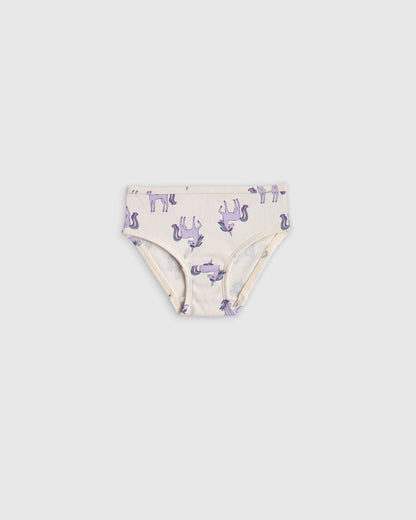 Girls 100% Organic Cotton Brief 7-Pack - 2T / Girl Multi Pack