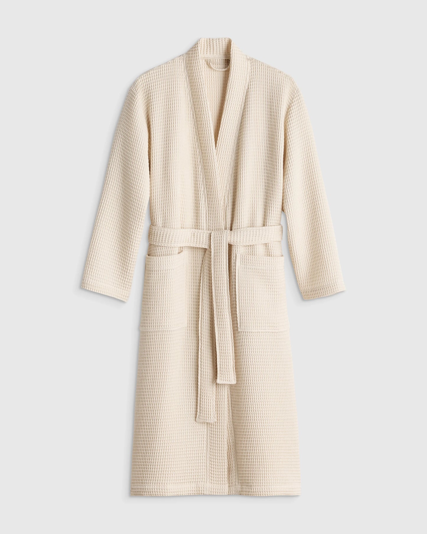 Organic Turkish Waffle Robe - XS / White