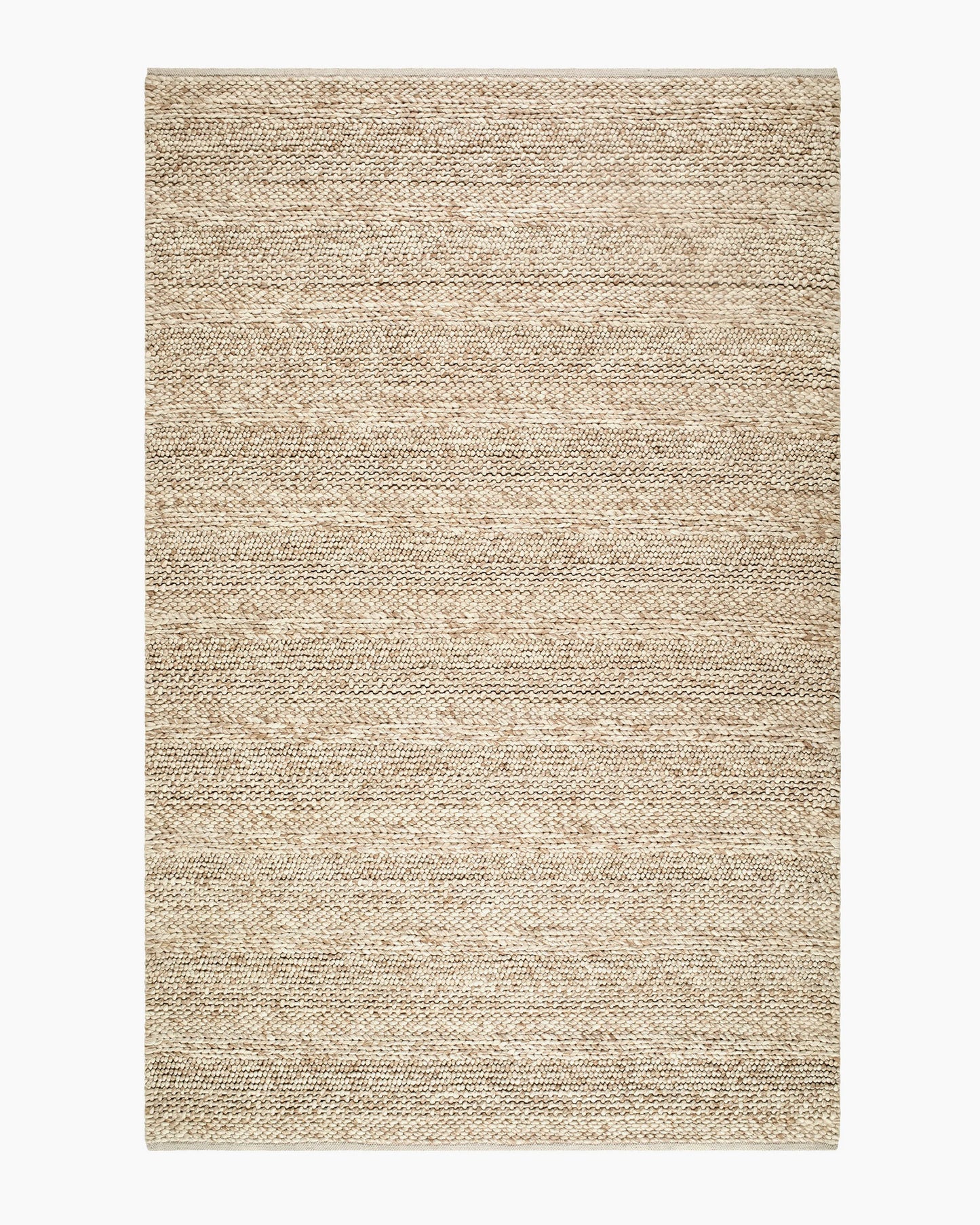 Rowan Handwoven Wool Rug - 5' x 8' / Sand