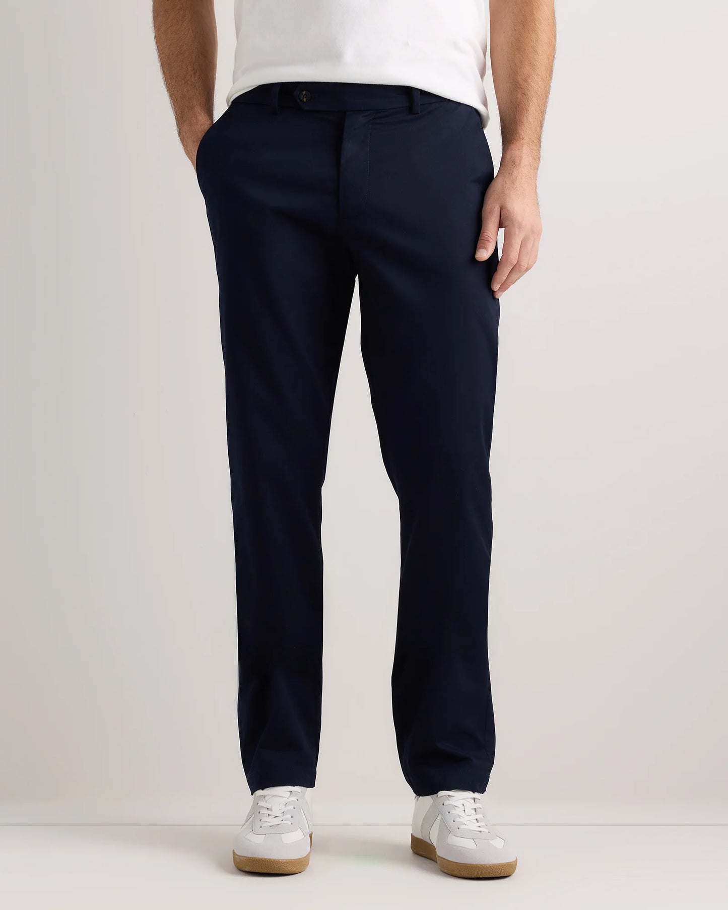 Organic Non-Iron Chino Pants - Straight - 30X30 / Deep Navy