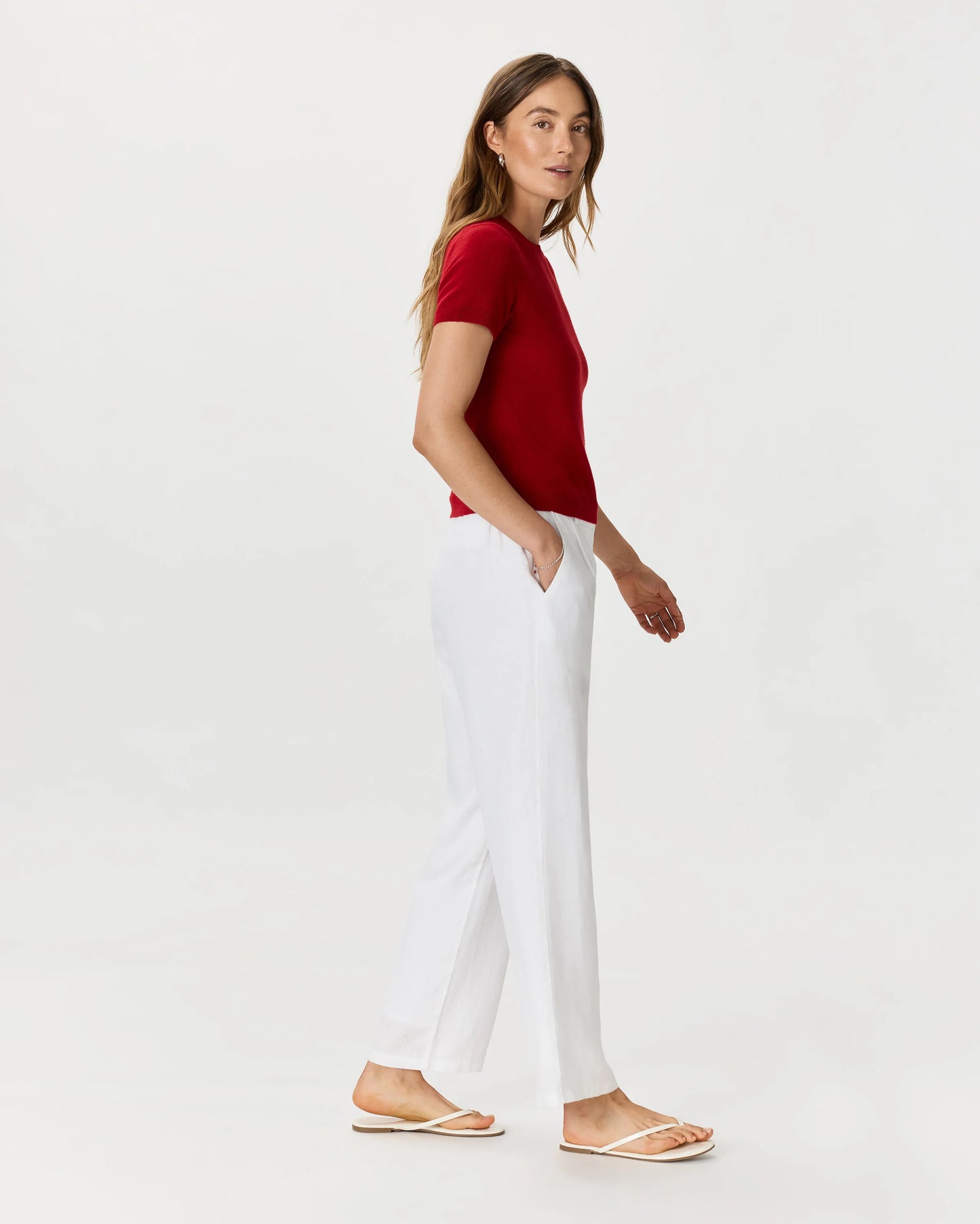 Mongolian Cashmere Tee - XS / Pale Custard Yellow