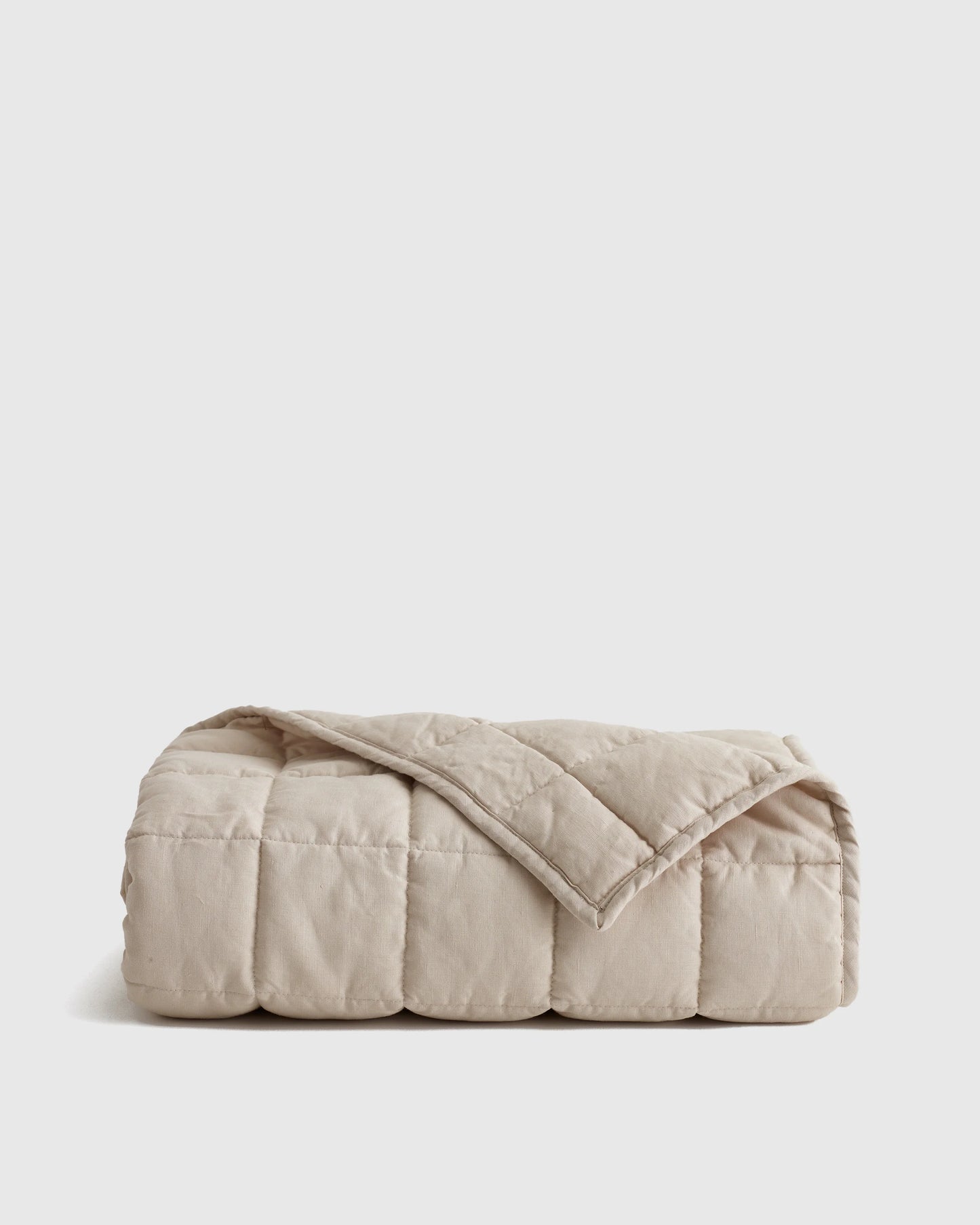 European Linen Toddler Quilt - One Size / Mist