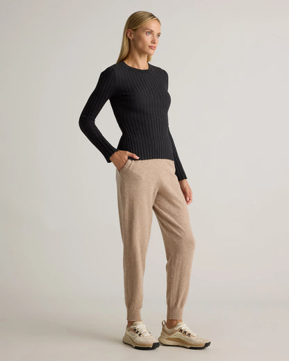 Mongolian Cashmere Sweatpants - XS / Brown