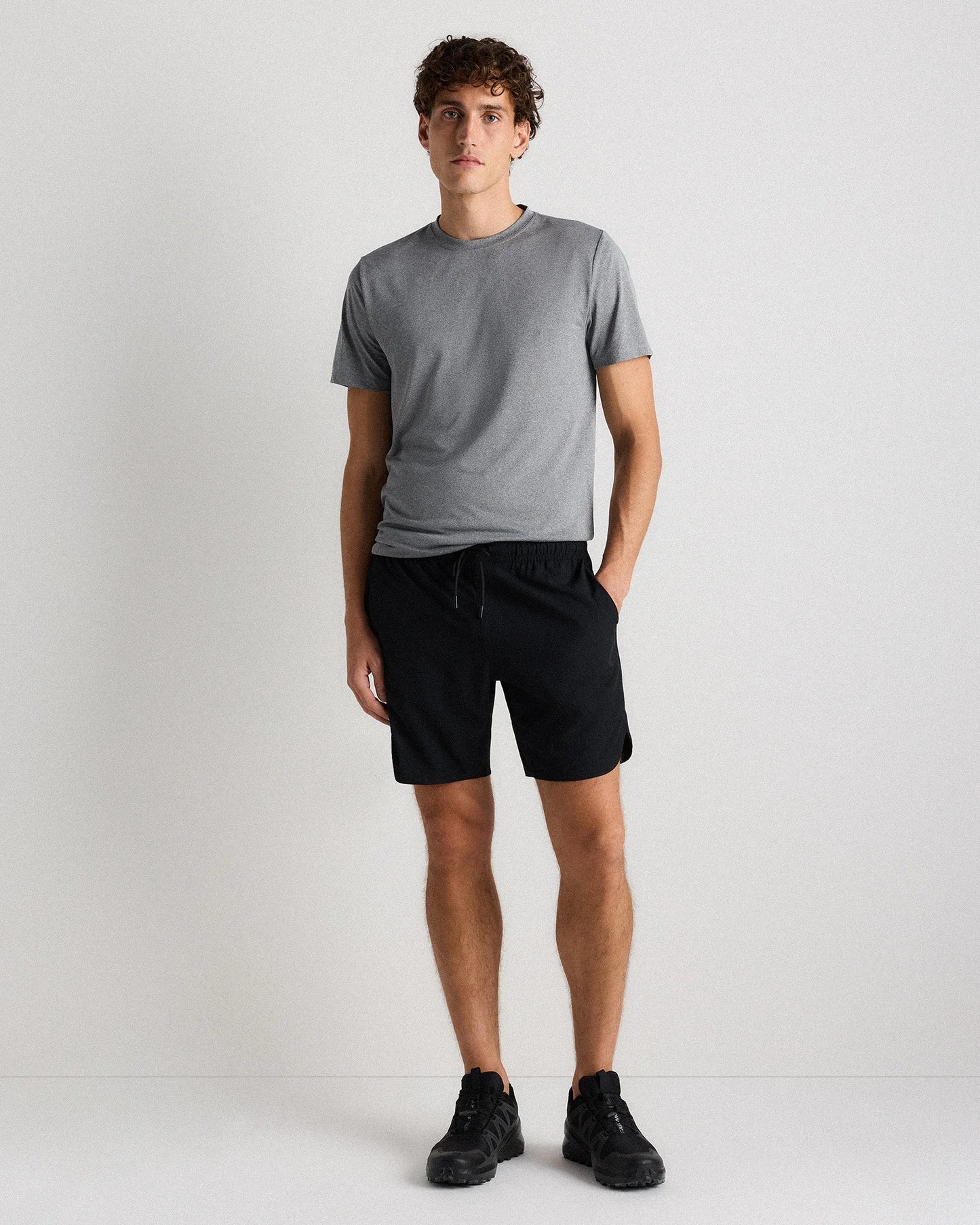 Sweat Tech Training Unlined Shorts - 7" - S / Black