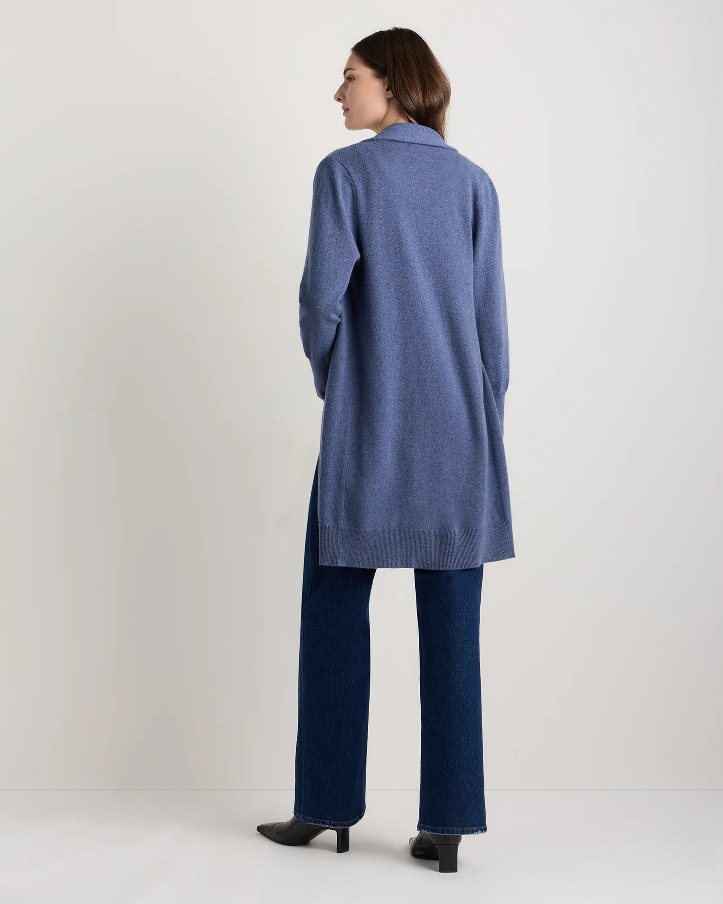 Mongolian Cashmere Duster Cardigan Sweater - XS / Oatmeal