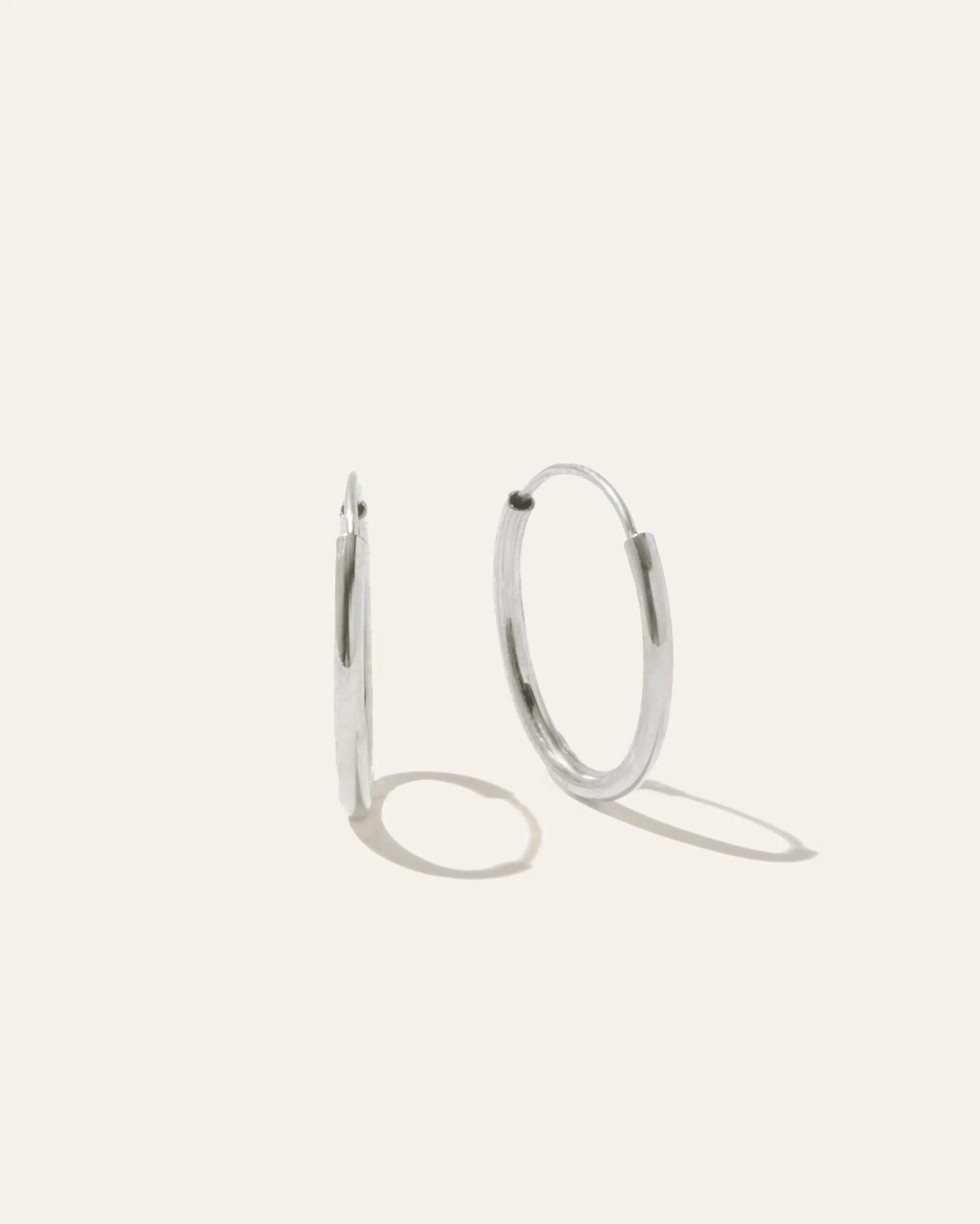 14K Gold Everyday Hoops - One Size / Yellow Gold