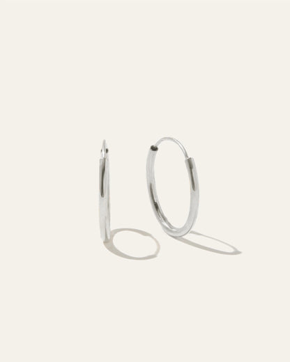 14K Gold Everyday Hoops - One Size / Yellow Gold