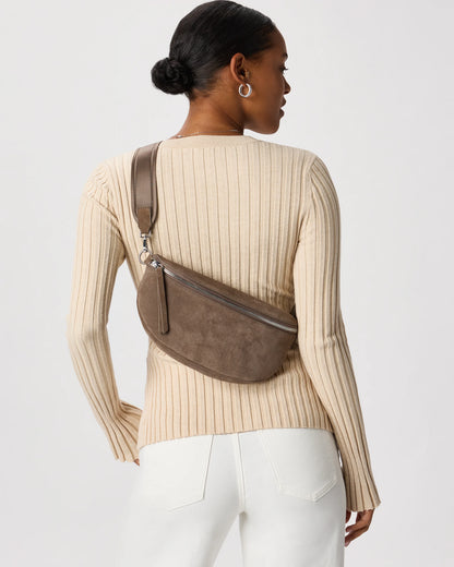 Quinn Suede Sling Bag - One Size / Whiskey