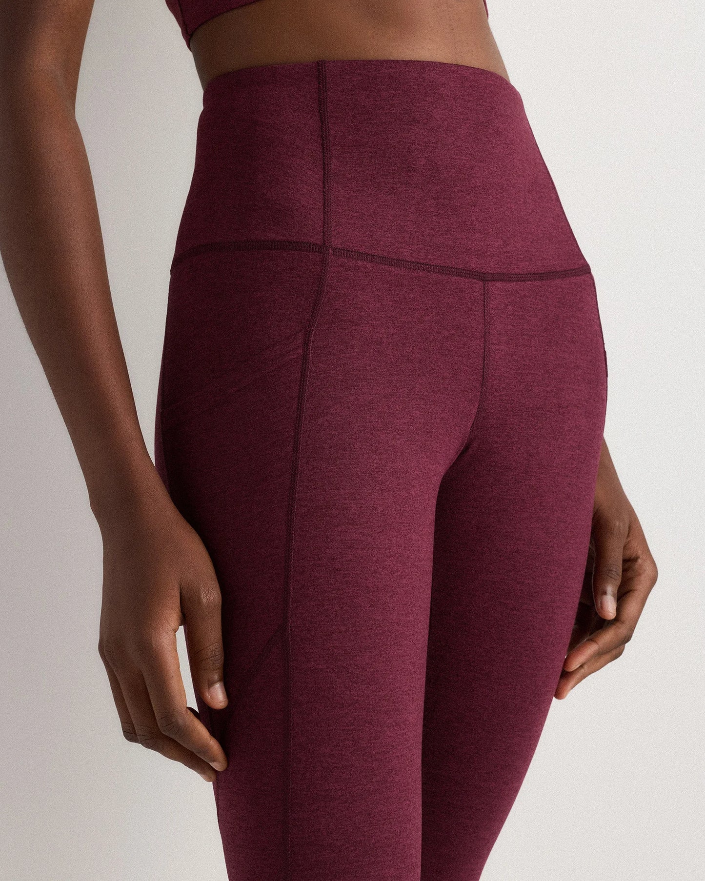 Ultra-Soft High-Rise Pocket Legging - XS / Heather Espresso