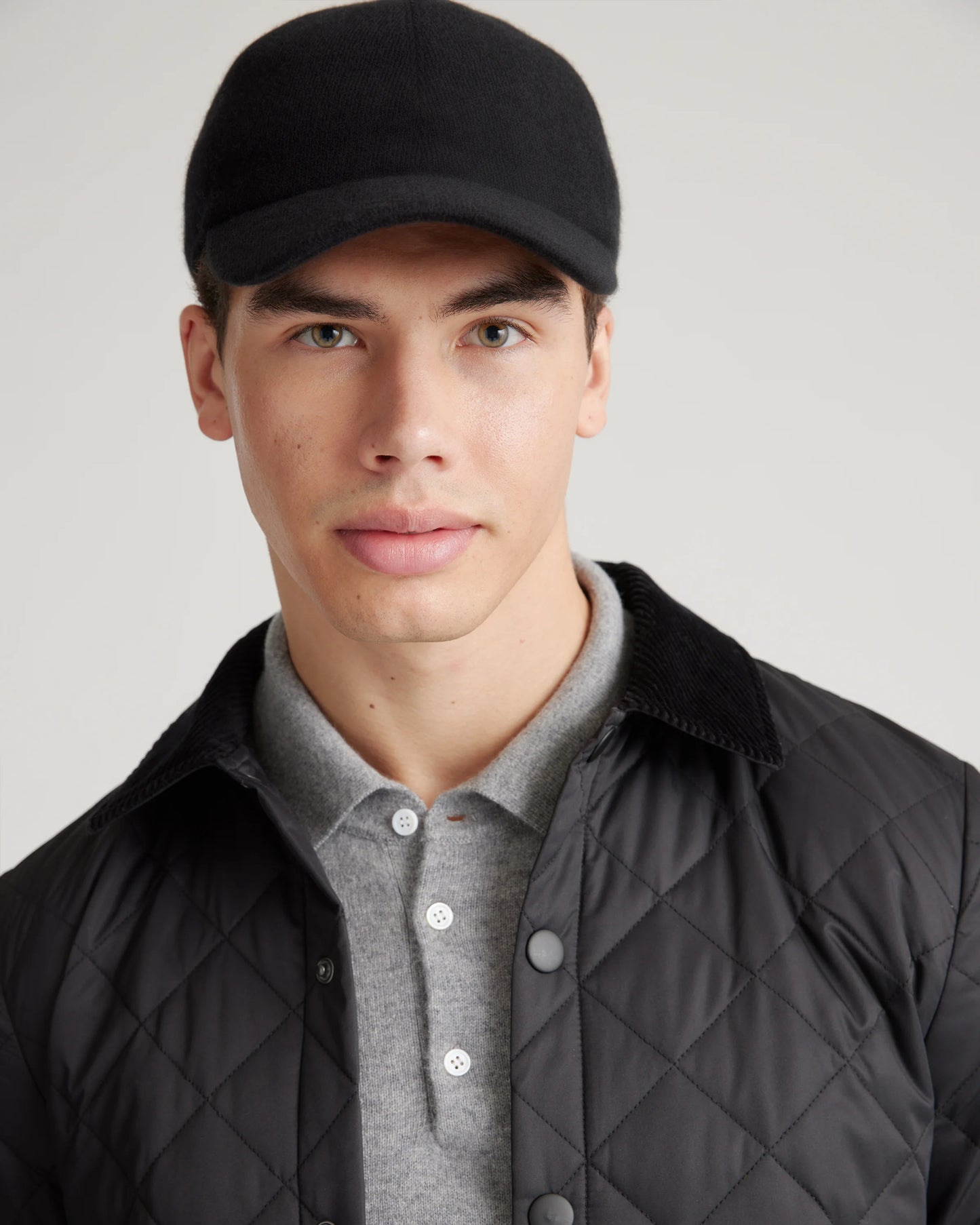 Cashmere Baseball Cap - XS/S / Black