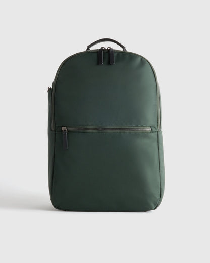 Voyage Nylon Slim Travel Backpack - One Size / Dark Green