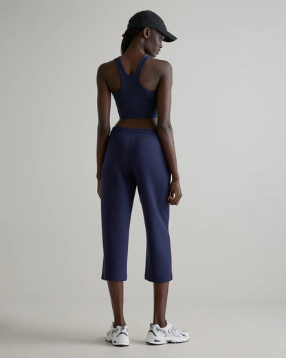 CloudComfort High-Rise Cropped Sweatpants - XS / Pebble Beige