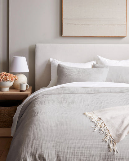 Organic Cotton Gauze Sham Set - Standard / Dried Sage