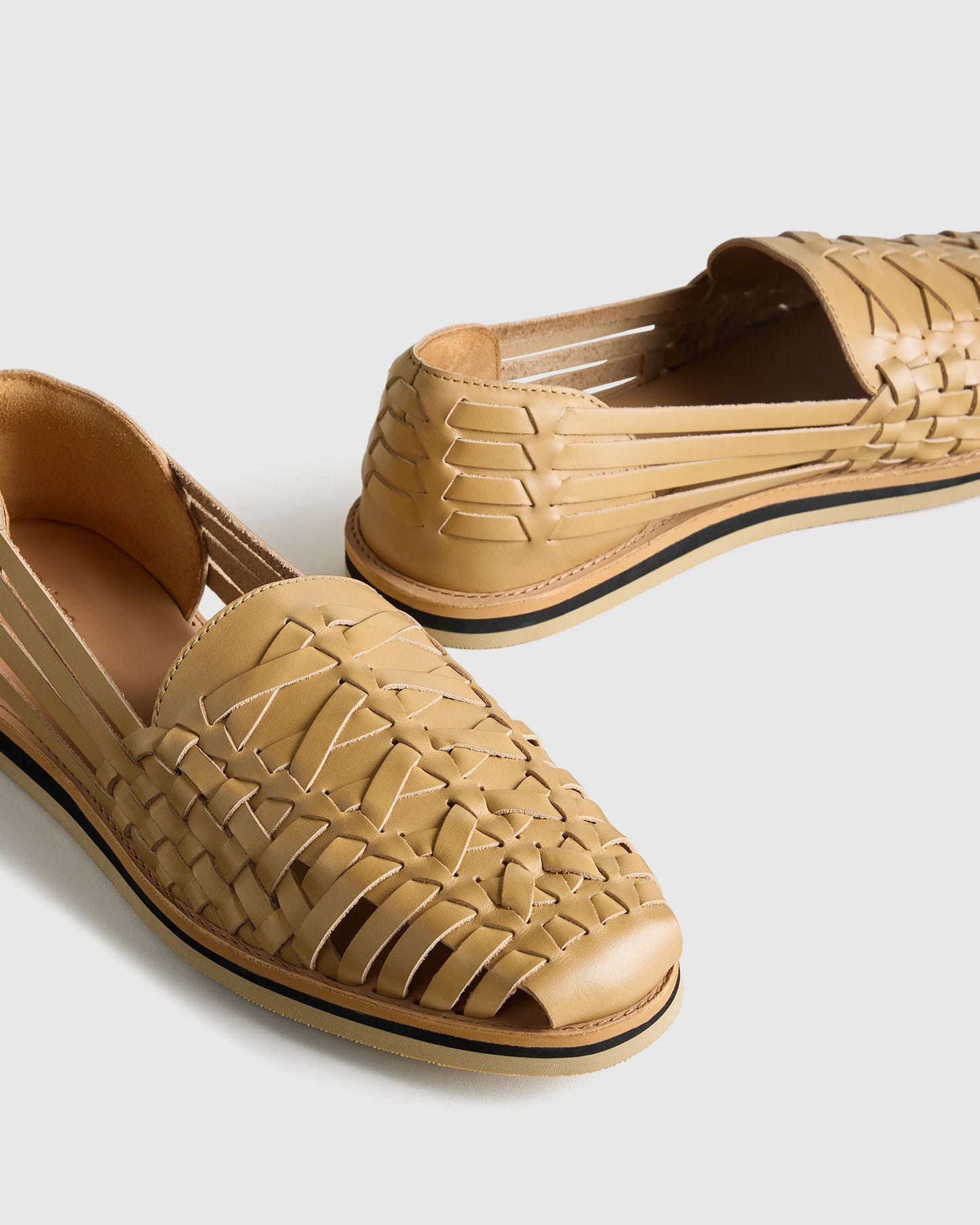 Handcrafted Leather Huarache Sandal - 7 / Brandy