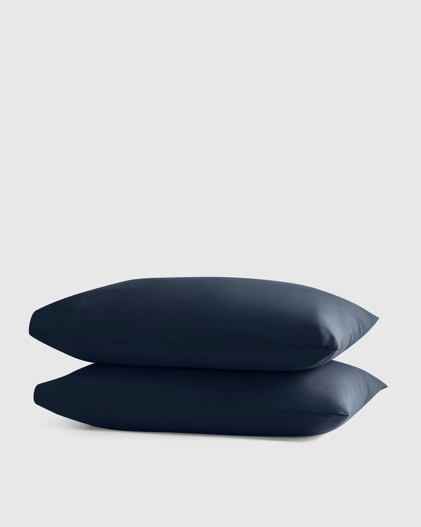 Organic Crisp Percale Pillowcase Set - Standard / White