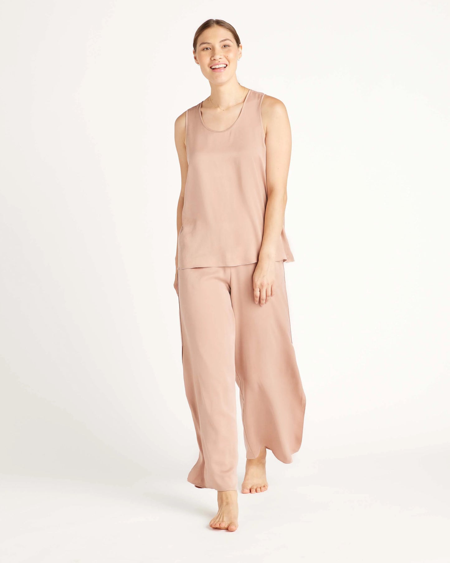 100% Washable Silk Pajama Pants - XS / Indigo