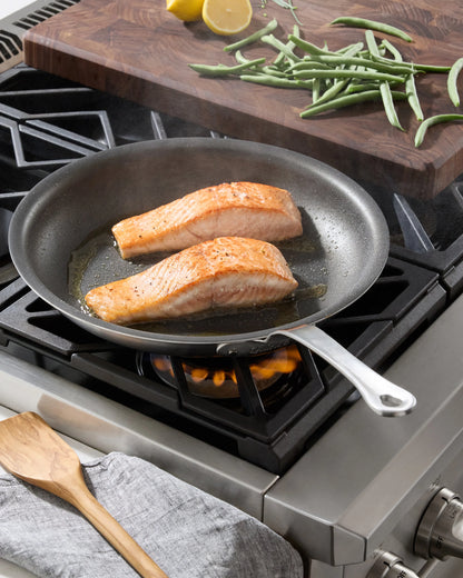 5-Ply Stainless Steel Nonstick Cookware: 2-Piece Frying Pan Set: 10" & 12" - 10" & 12" / No Color