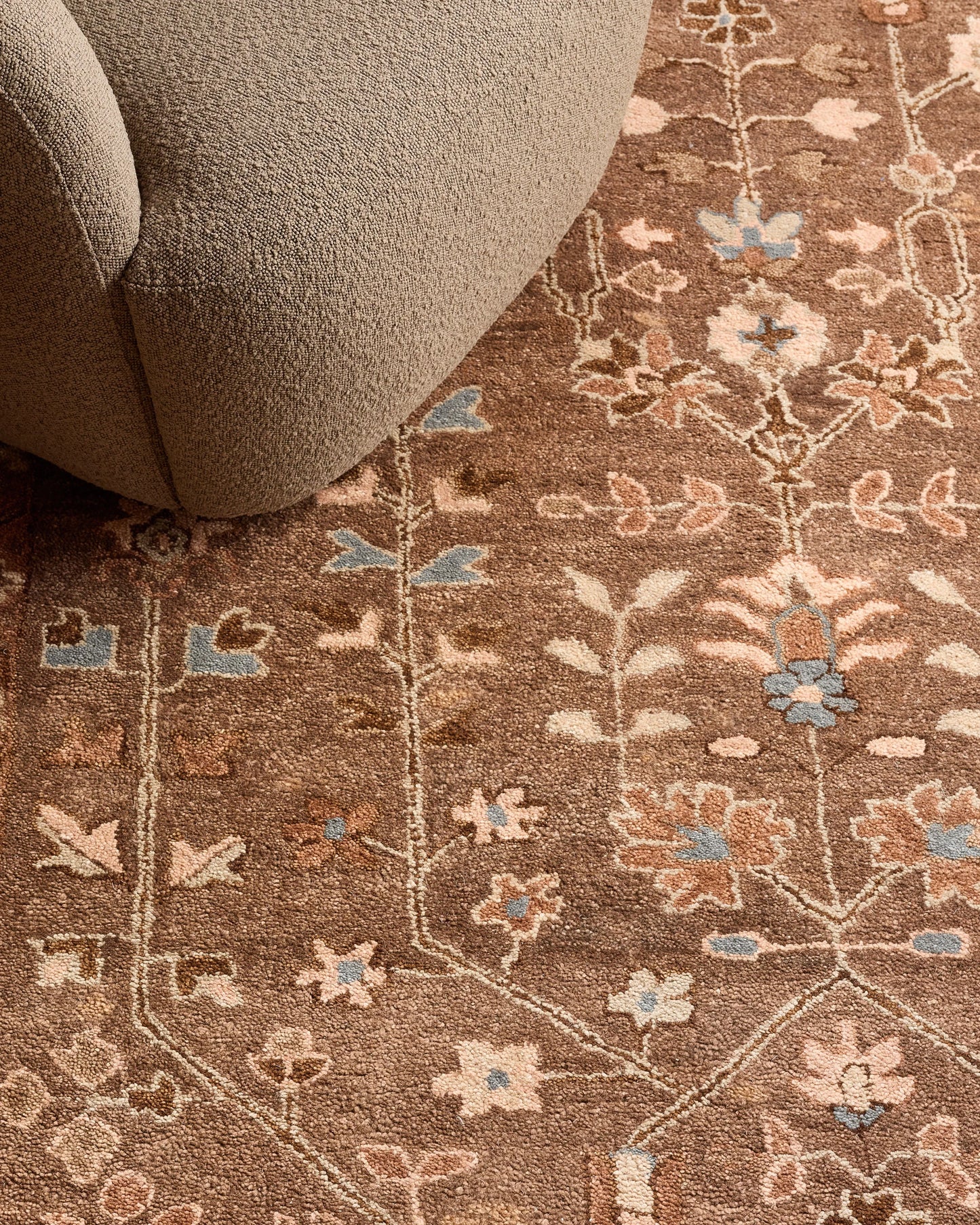 Willow Wool Rug - 5' x 8' / Brown