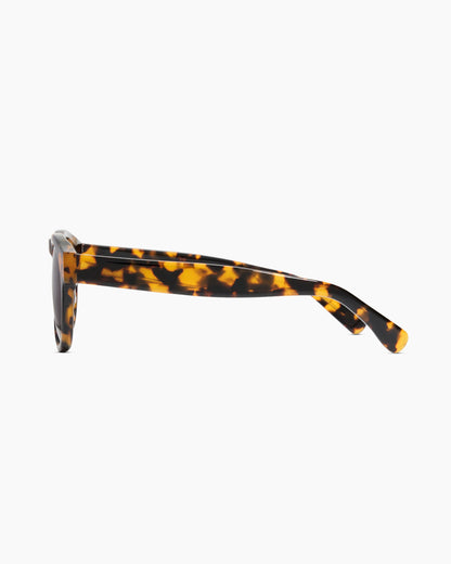 Tuscon Polarized Acetate Sunglasses - One Size / White Tortoise with Green lens