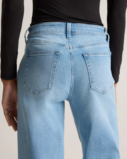 Bella Stretch Wide Leg Jeans - 24 / Frosted Blue