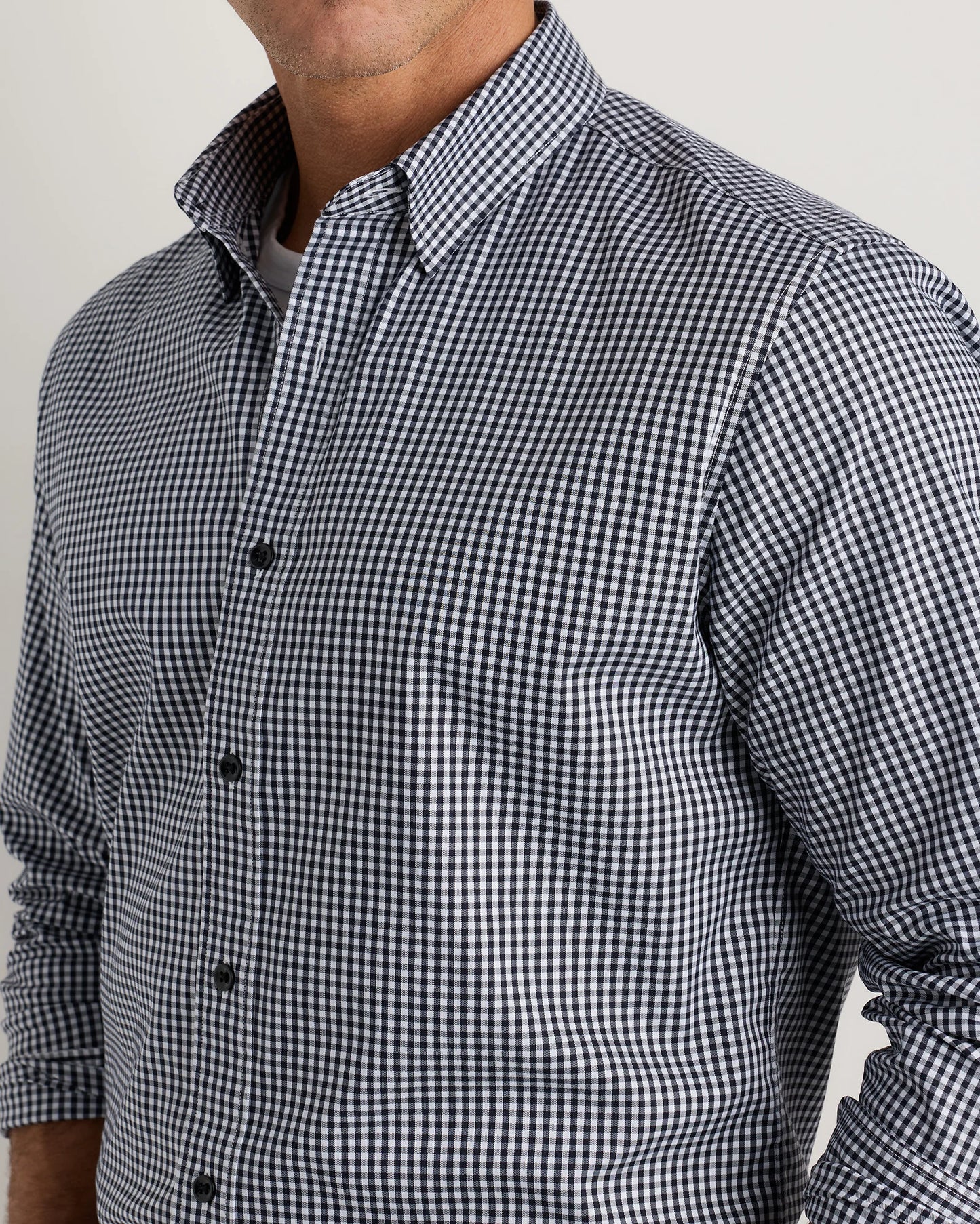 Supima Cotton-Tencel Everyday Shirt - S / Blue Gingham