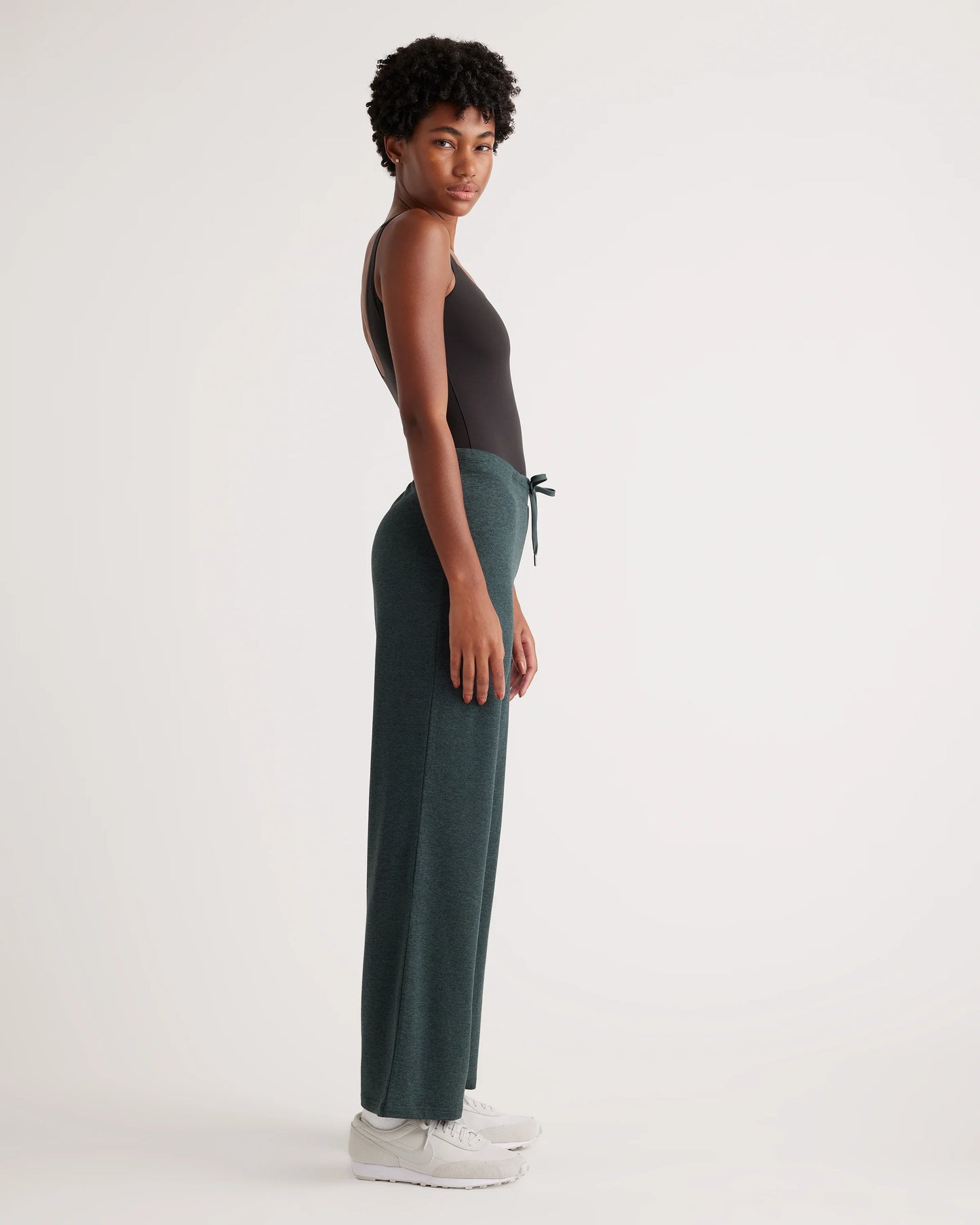 Flowknit Wide Leg Pants - XS / Black