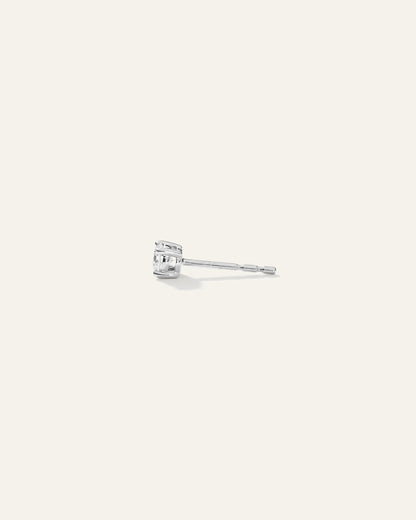14k Gold Natural Diamond Solitaire Studs - 0.25ctw - One Size / Yellow Gold