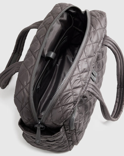 Transit Quilted Duffle Bag - One Size / Taupe Brown