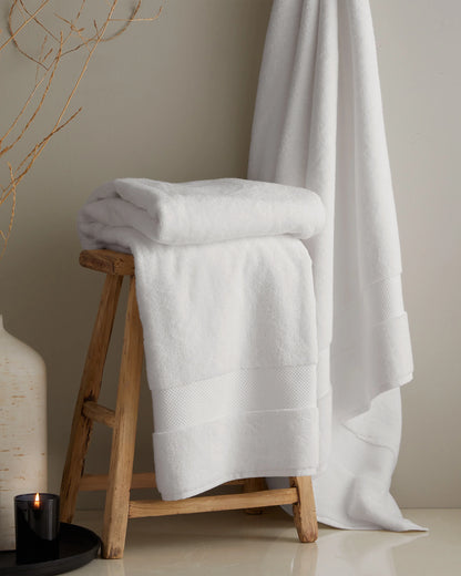 Turkish Ultra Plush Bath Sheet (Set of 2) - One Size / White