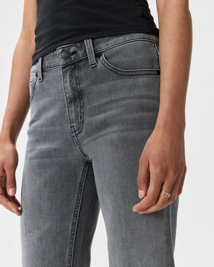 Luna Stretch Slim Straight Jeans - 24 / Black