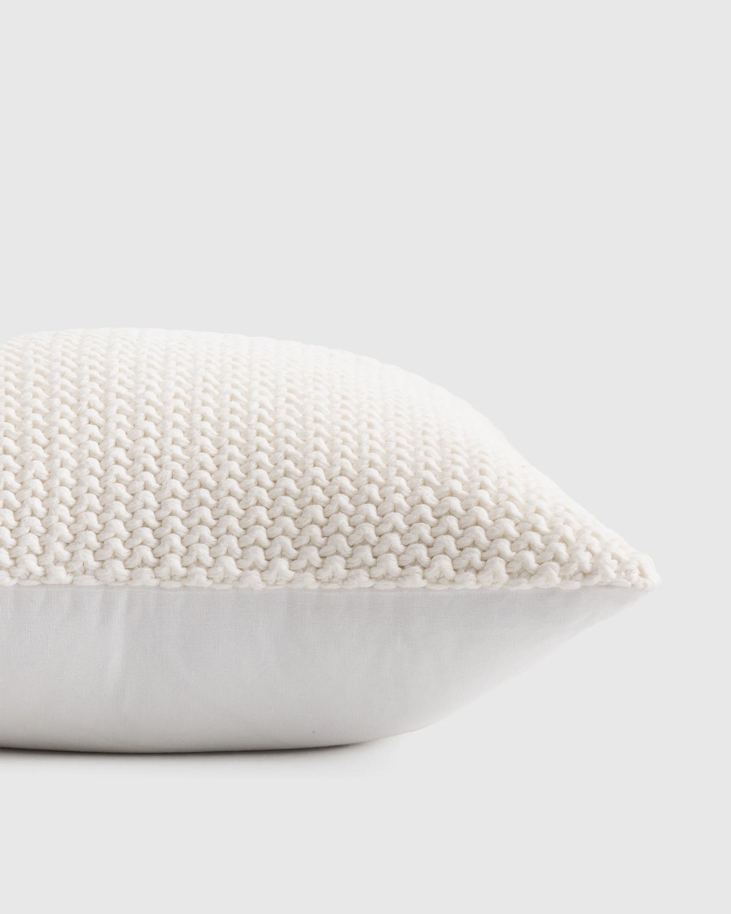 Cotton Fisherman Pillow Cover - 20x20 / Fig