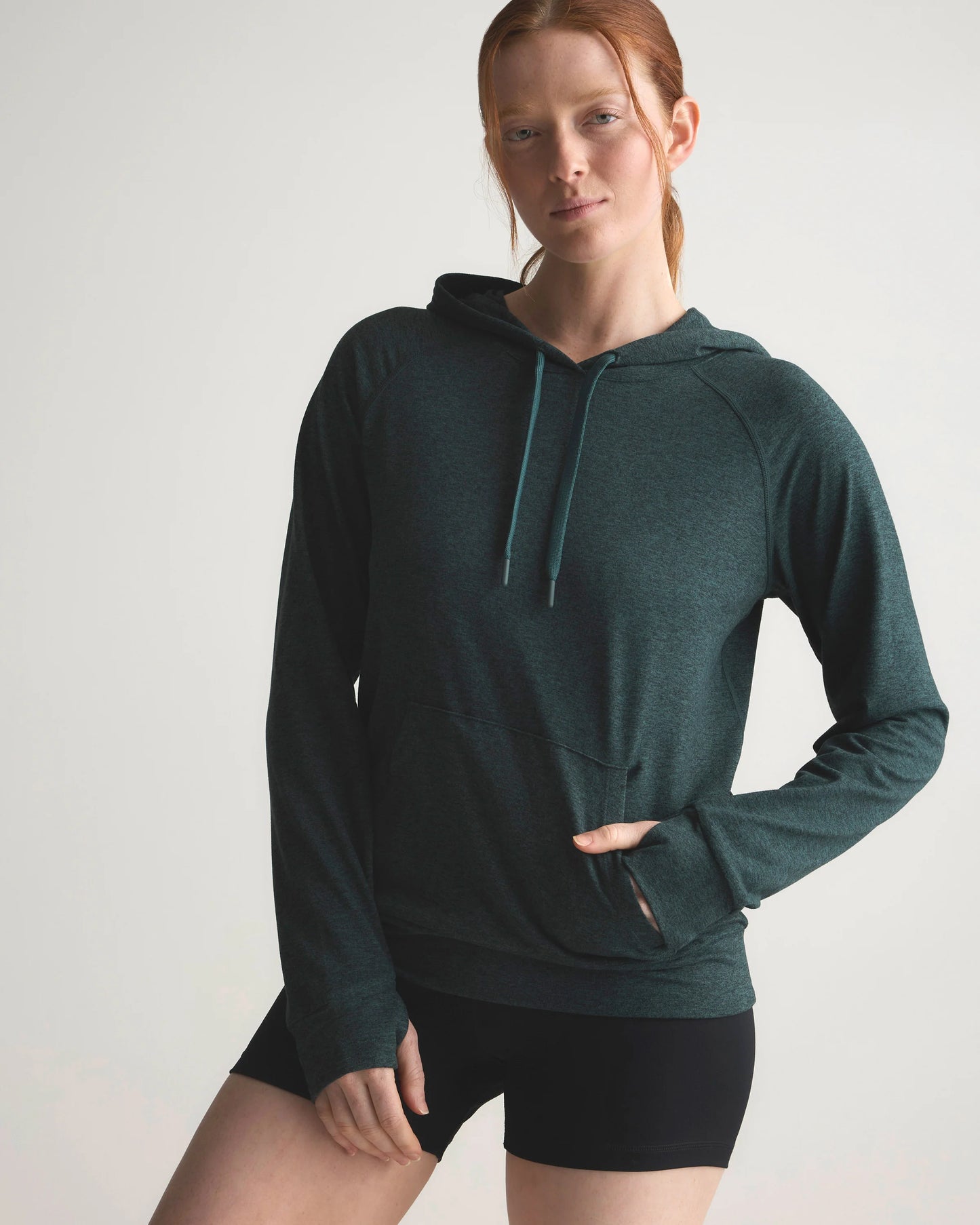 Flowknit Pullover Hoodie - XS / Heather Navy