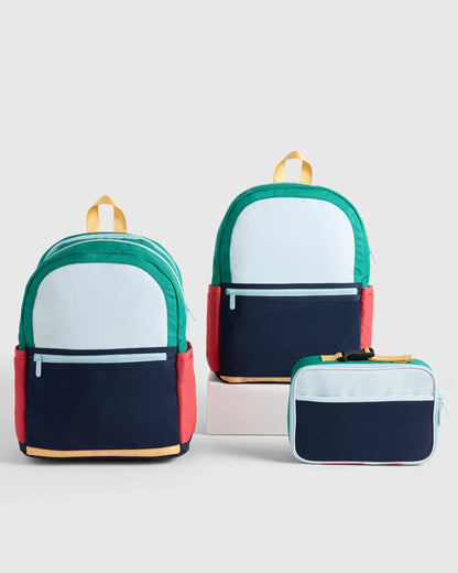 Recycled Double Pocket Backpack - One Size / Rainbow Clouds