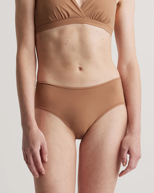 Second Skin Hipster Brief (6-Pack) - XS / Mocha