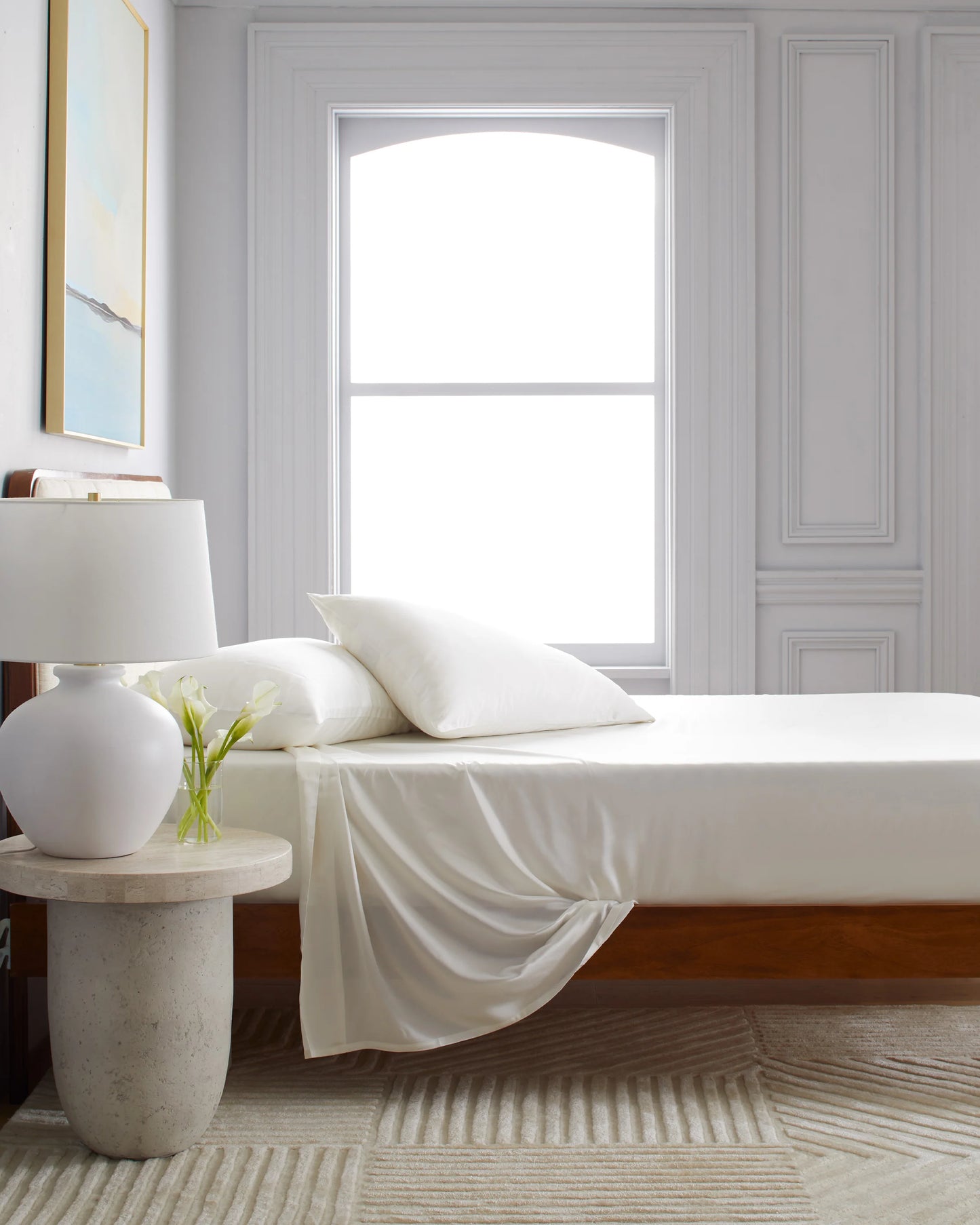 Mulberry Silk Sheet Set - Queen / Ivory