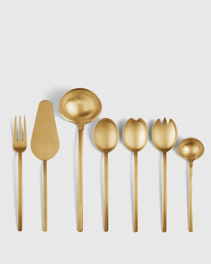 Due 7-Pc Serving Utensil Set by Mepra - One Size / Polished Stainless Steel