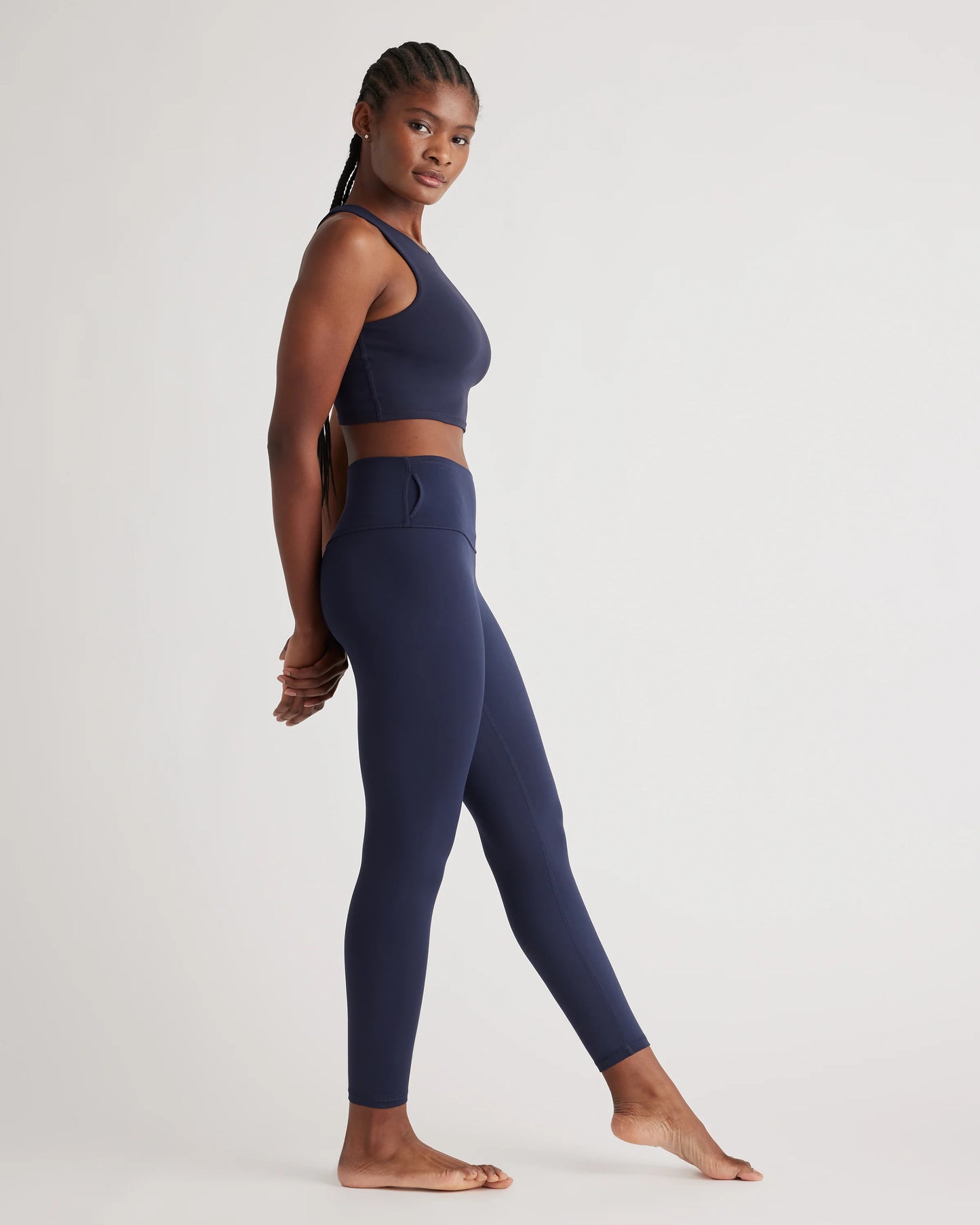 Ultra-Form High-Neck Cropped Tank - XS / Black Camo