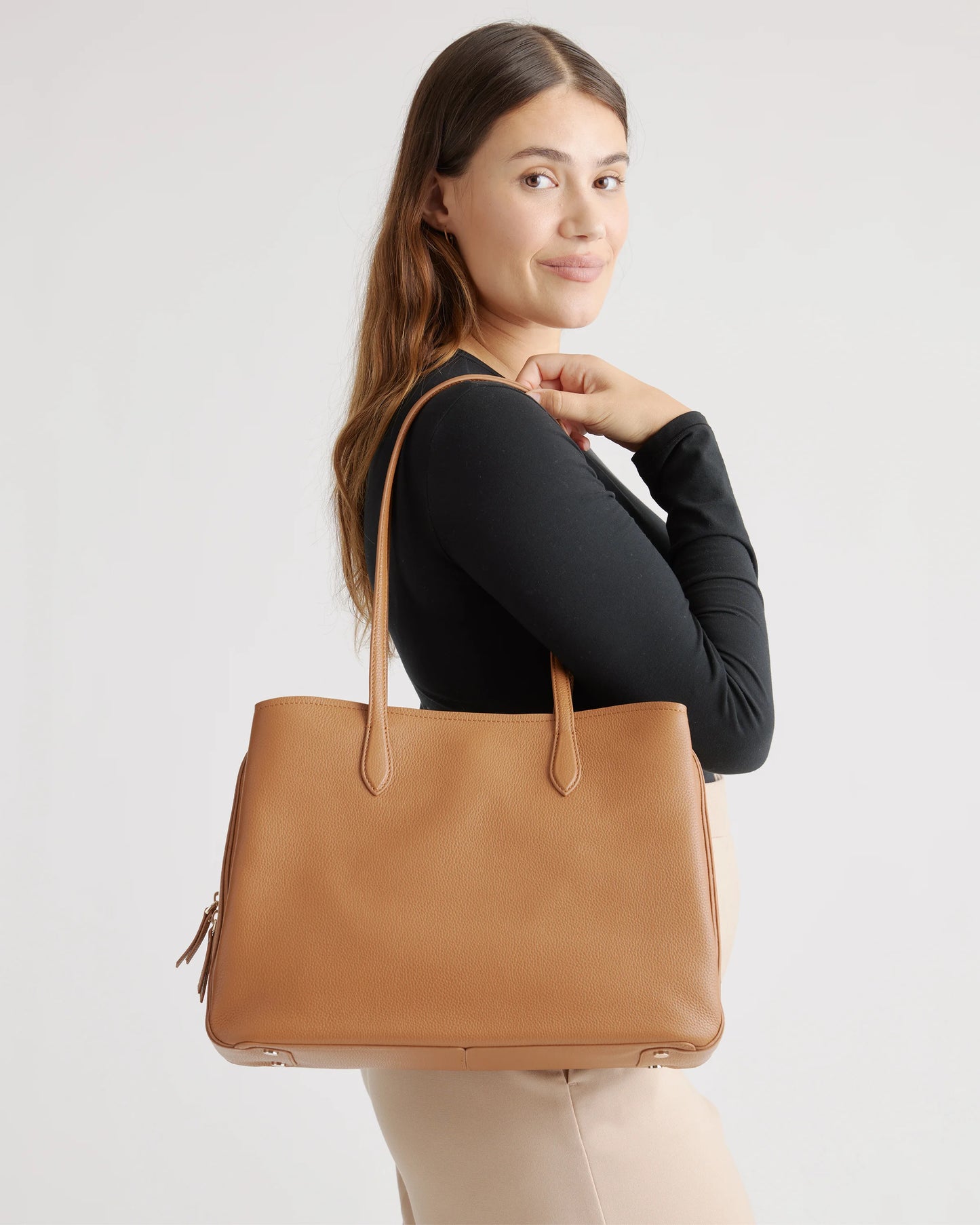 Vivienne Work Tote - One Size / Soft Ivory