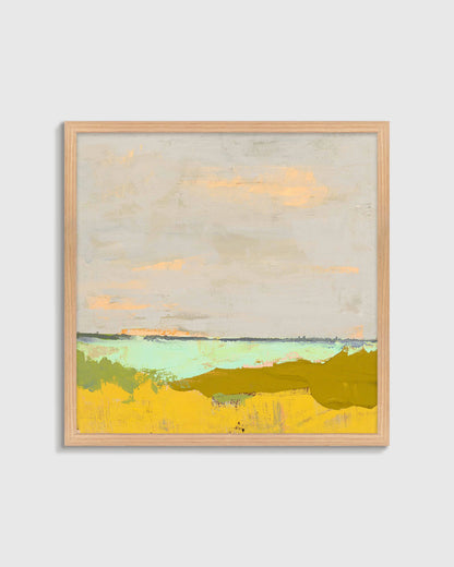 Cote d'Azur by Andrea Stokes - 21.25"x21.25" / Maple