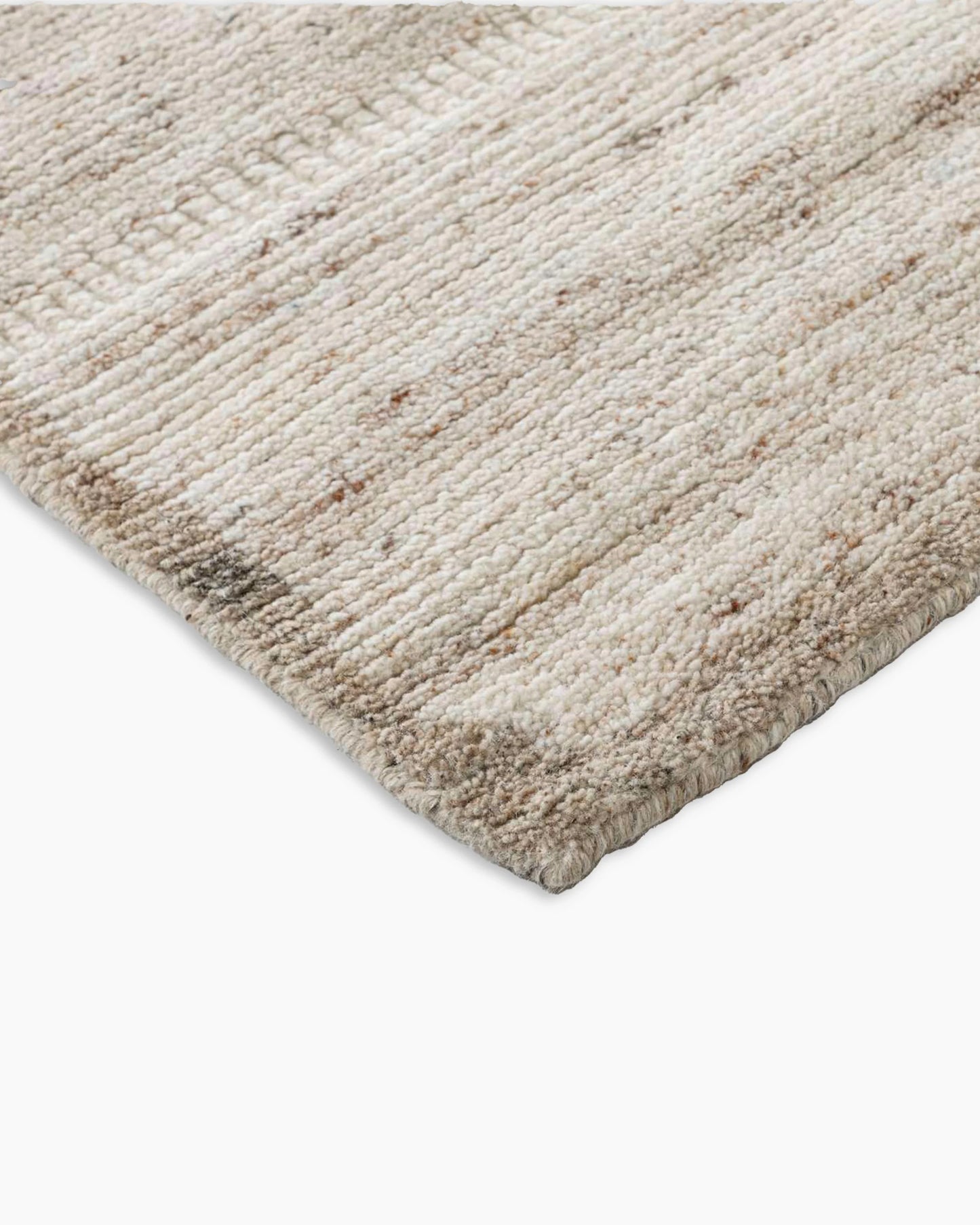 Wynona Hand-Knotted Wool Rug - 5' x 7'6" / Beige