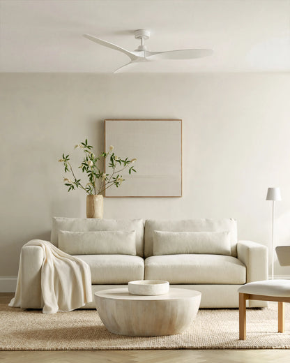 Outdoor Transitional Ceiling Fan - 52" / White