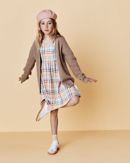 Organic Cotton Skater Dress - 6 / Sweet Cherries