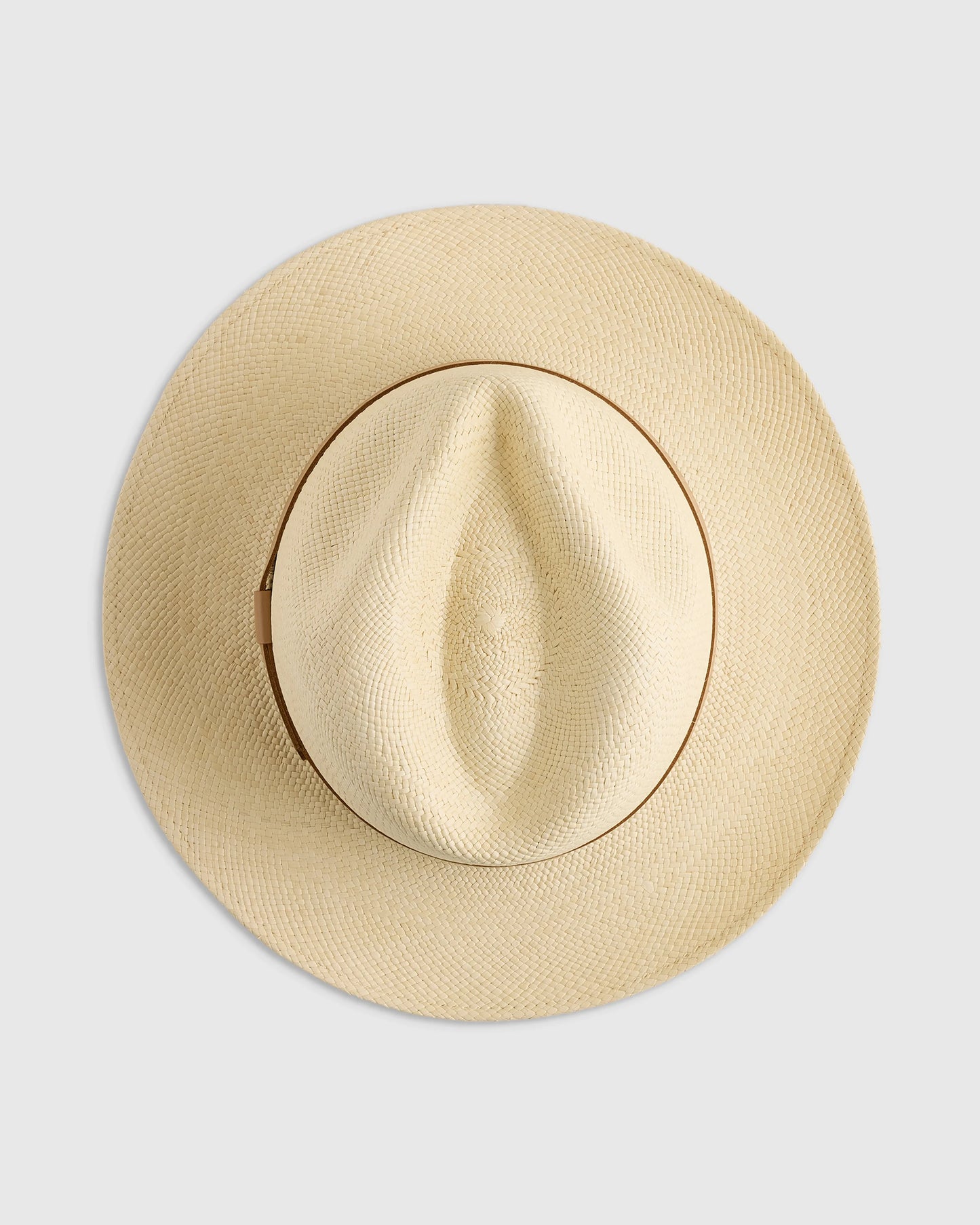 Toquilla Straw Panama Hat - S / Black