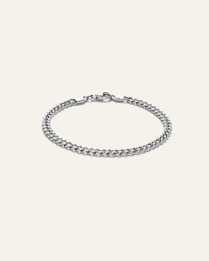 Cuban Curb Chain Bracelet - 7.5" / Gold Vermeil