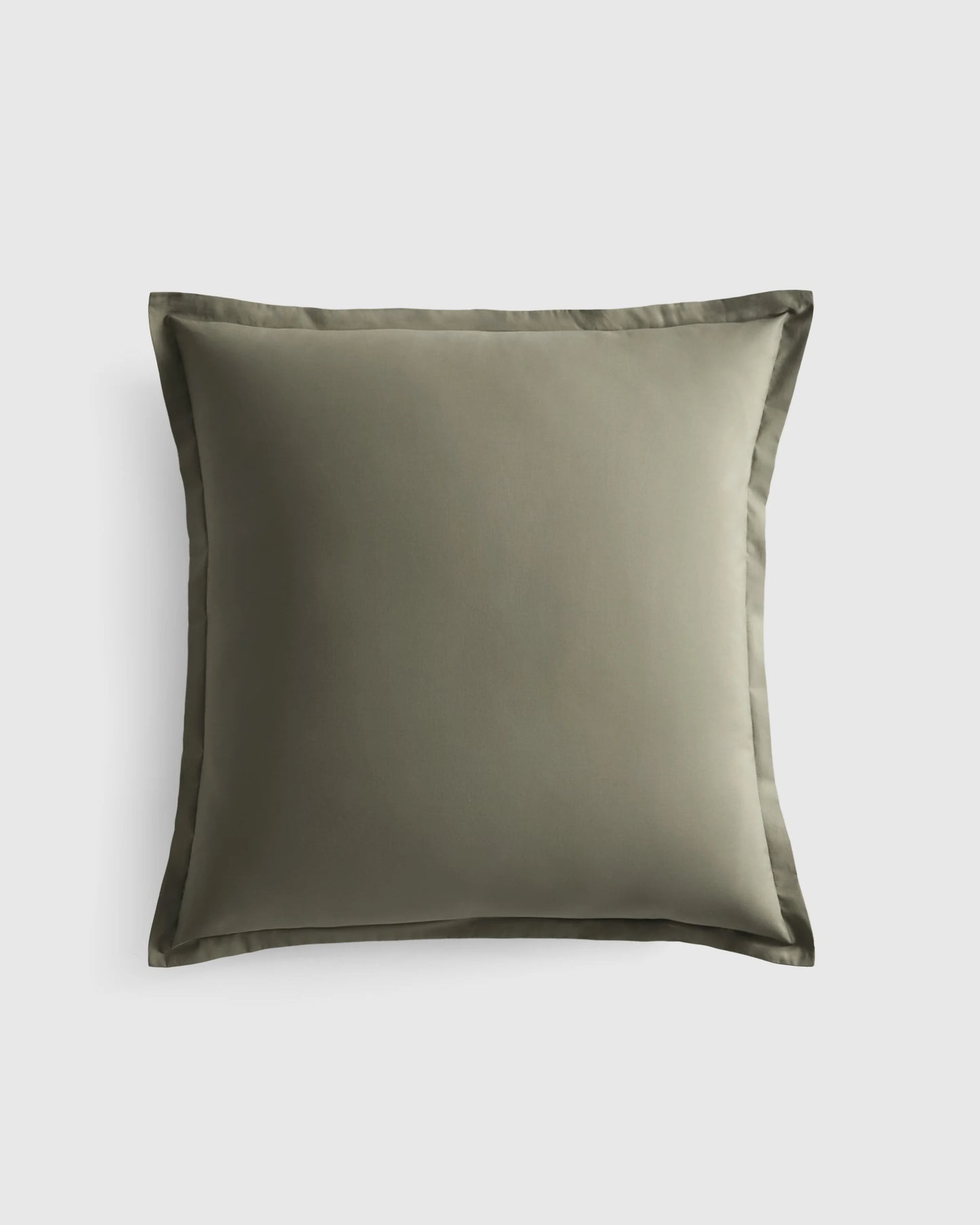 Organic Crisp Percale Euro Sham - Euro / White