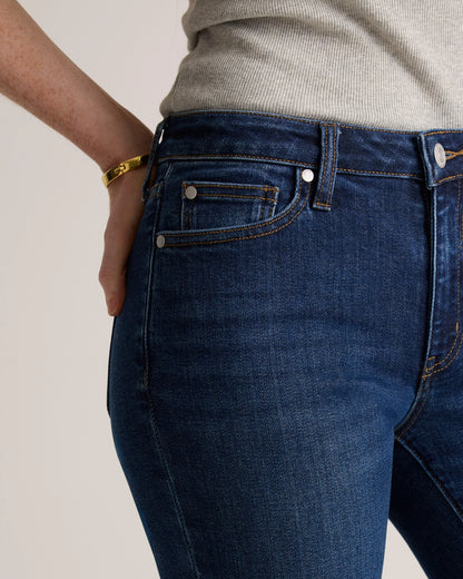 Luna Stretch Flare Jeans - 24 / Black