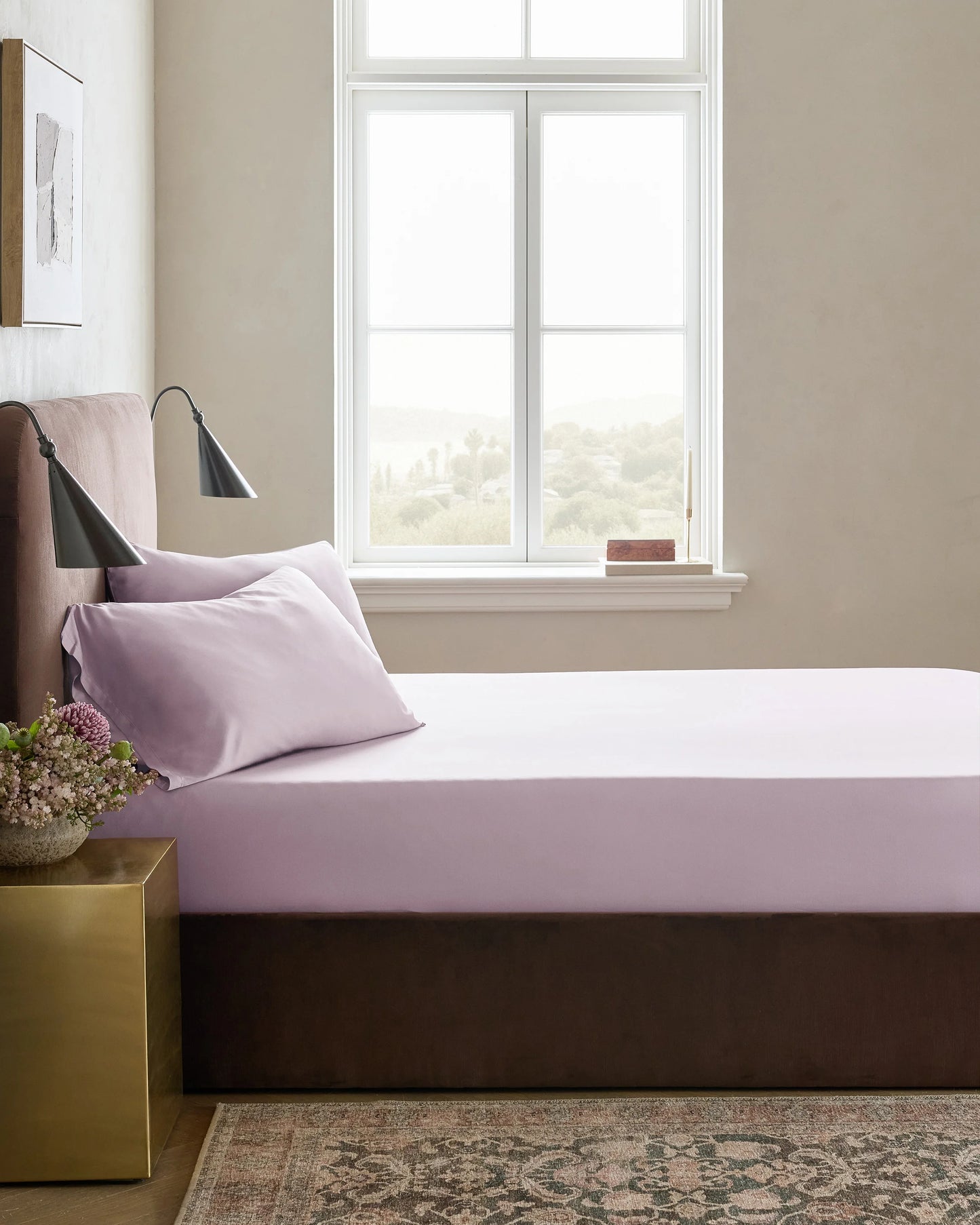 Bamboo Fitted Sheet Set - Twin / Sand